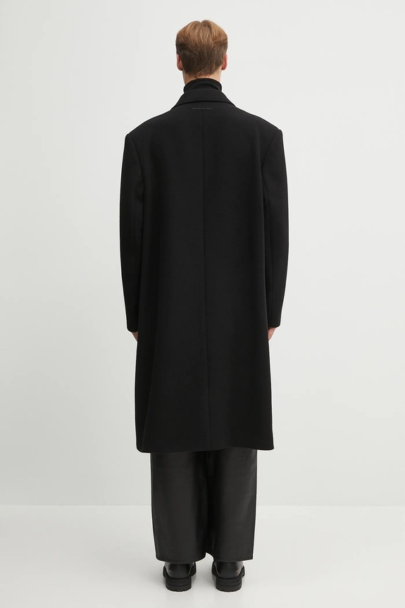 Clothing MM6 Maison Margiela wool coat SH2AA0014.M35469.900 black