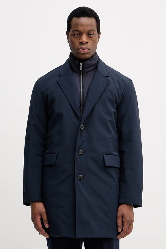 Tommy Hilfiger cappotto transitorio blu navy MW0MW40766