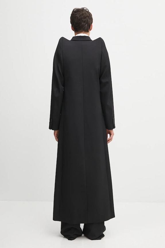 Одежда Пальто с шерстью VETEMENTS Tight Shoulder Tailored UH76TC900B чёрный