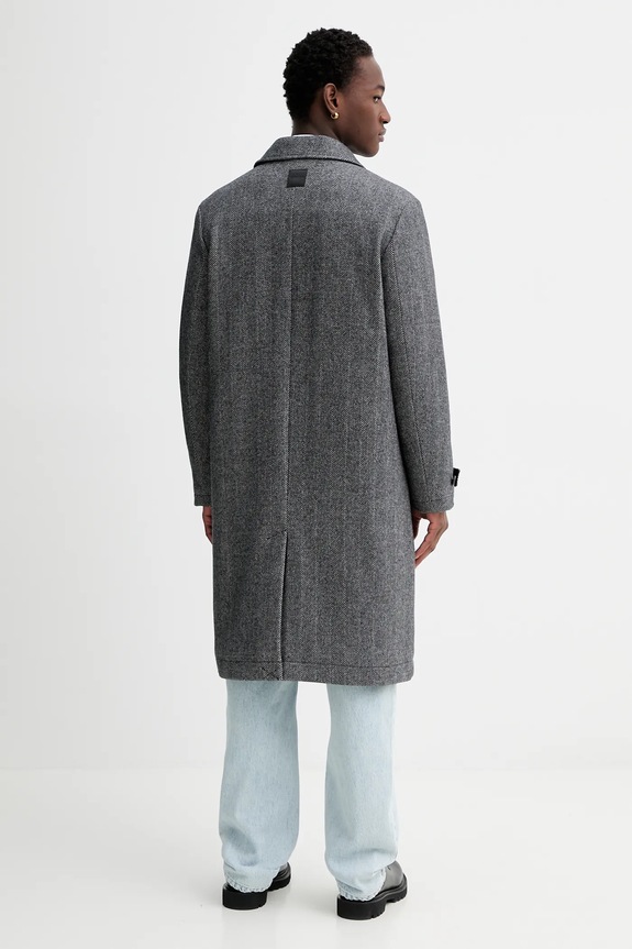 Ruházat Calvin Klein baba gyapjúkeverék pulóver LV04LD510G szürke