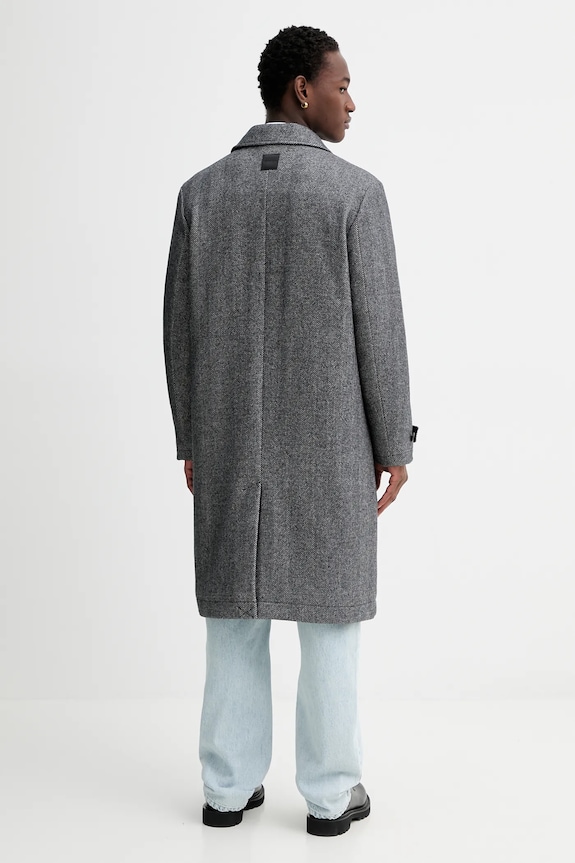 Ruházat Calvin Klein baba gyapjúkeverék pulóver LV04LD510G szürke