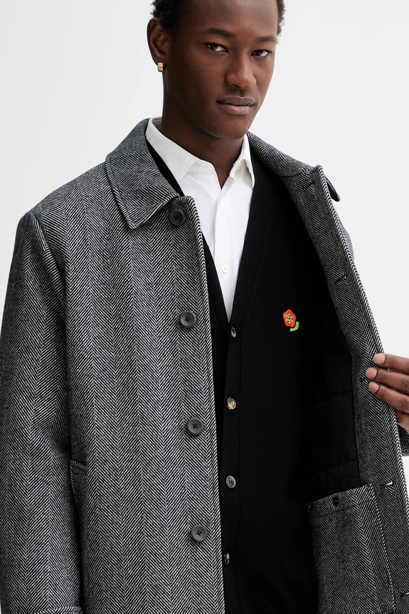 Calvin Klein baba gyapjúkeverék pulóver LV04LD510G