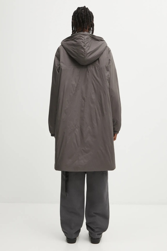 Odzież Rick Owens DRKSHDW płaszcz Sealed Windbreaker DU02E7973.NP brązowy