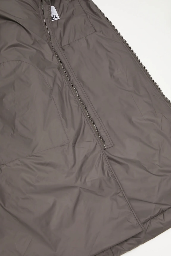 Rick Owens DRKSHDW płaszcz Sealed Windbreaker DU02E7973.NP brązowy
