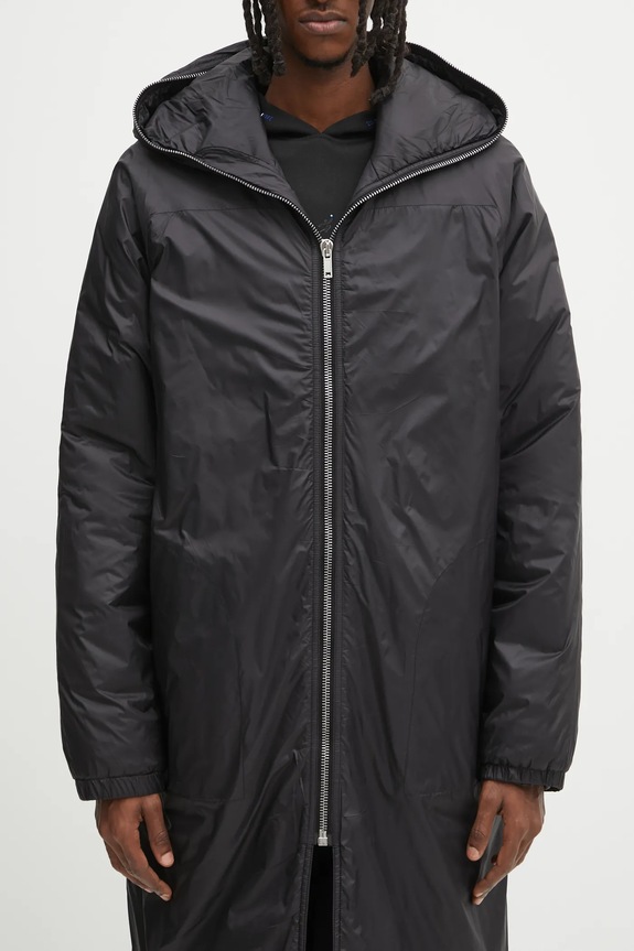 Rick Owens DRKSHDW płaszcz Sealed Windbreaker czarny DU02E7973.NP