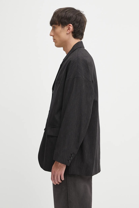 Visvim giacca in misto lana hammons jkt santome 125105013025 nero AW25