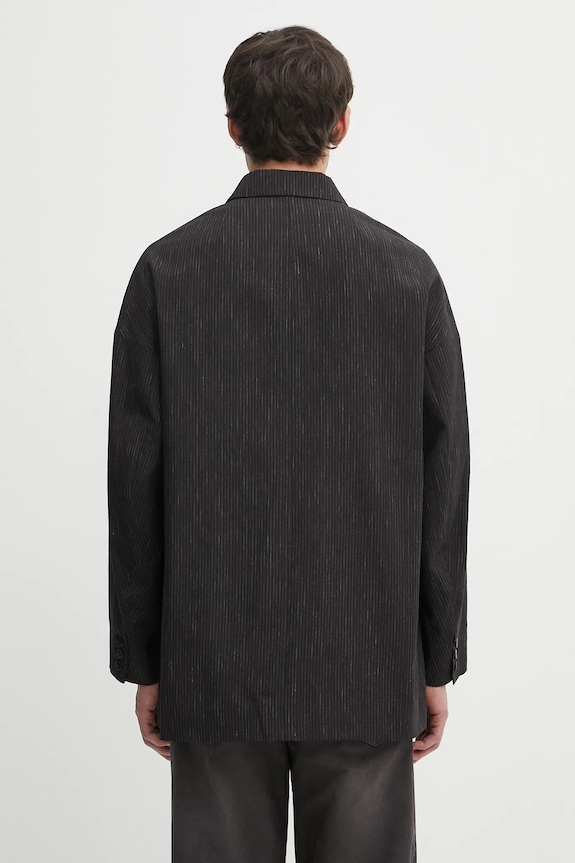 Îmbrăcăminte Visvim sacou din lână hammons jkt santome 125105013025 negru