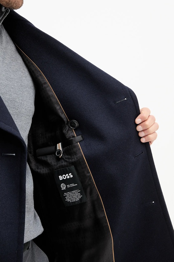 BOSS cappotto con aggiunta di cachemire H-Hyde-Pcoat-254 50551081