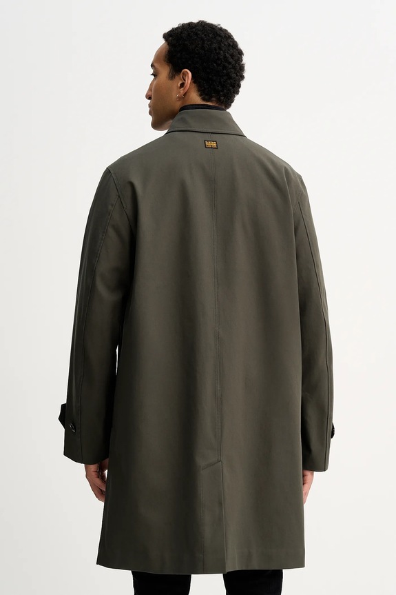 Oblečenie Bavlnený kabát G-Star Car coat D26991.E076 zelená