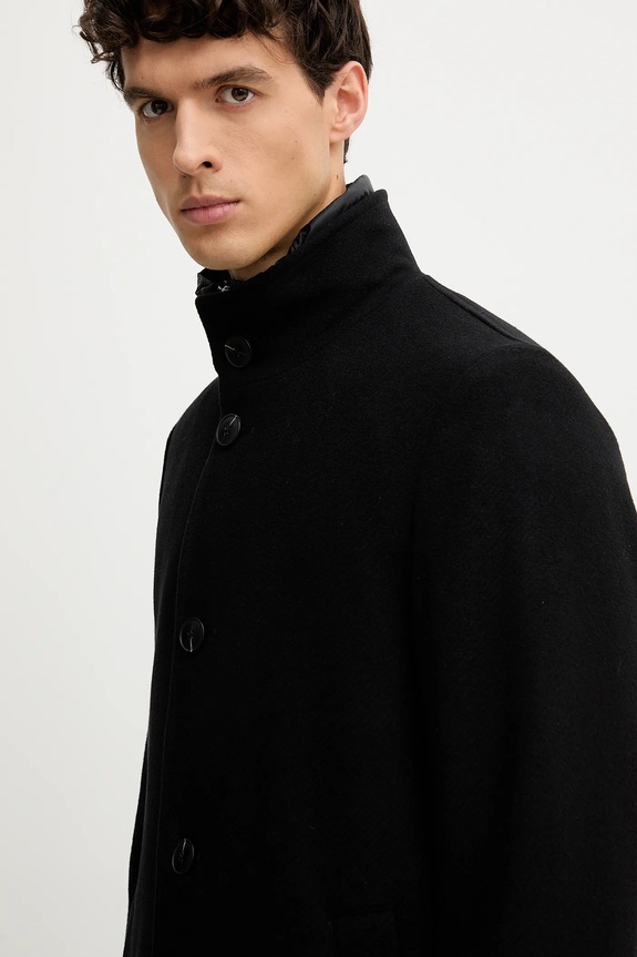 Παλτό με προσθήκη μαλλιού Marc O'Polo μαύρο 529028871044