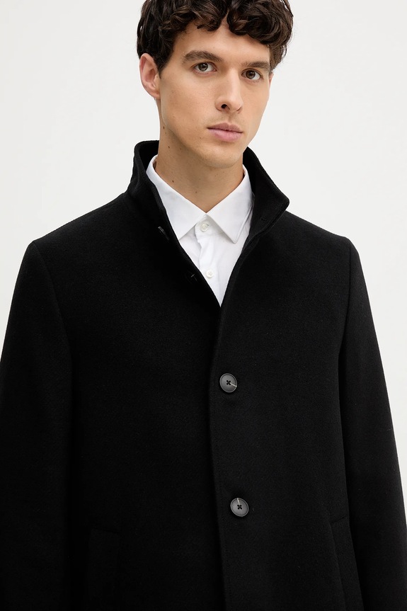 Παλτό με προσθήκη μαλλιού Marc O'Polo 529028871044 μαύρο