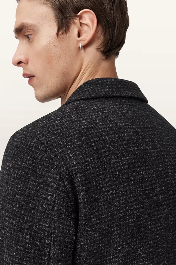 AllSaints płaszcz z dodatkiem wełny CASPIAN M023OD