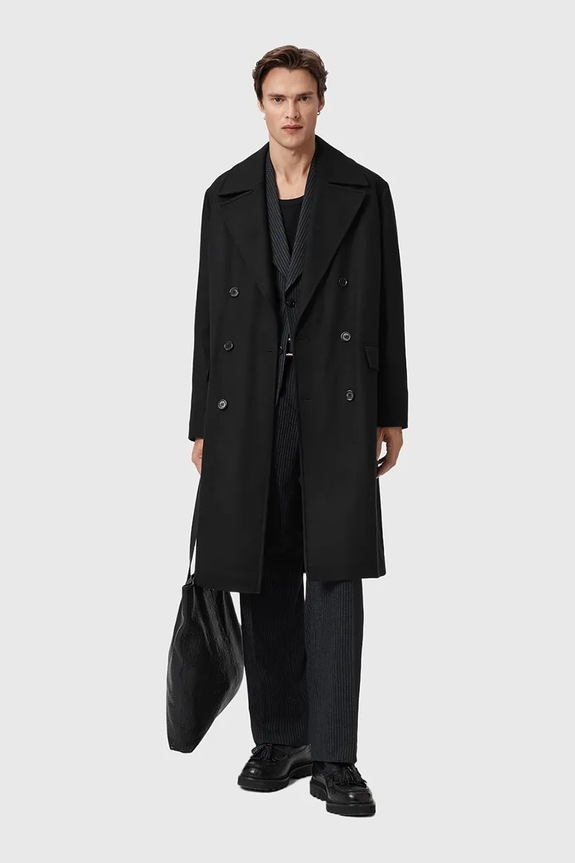 Пальто с добавлением шерсти AllSaints CURRAN M019OD