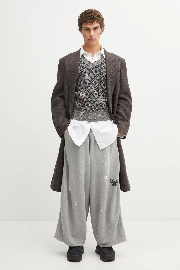 Wales Bonner płaszcz wełniany Mayfair Coat MA25CO09.WO02.903