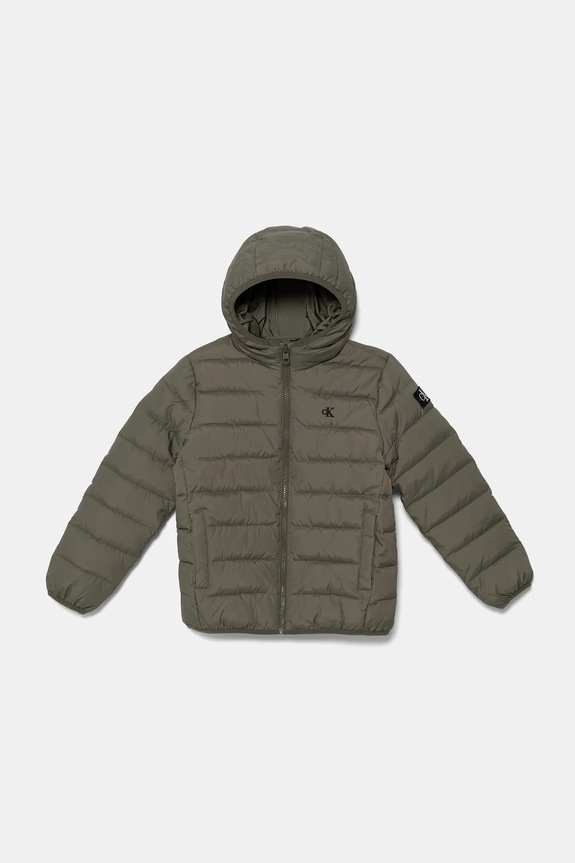Calvin Klein Jeans geacă de puf IB0IB02174.9BYA verde AW25