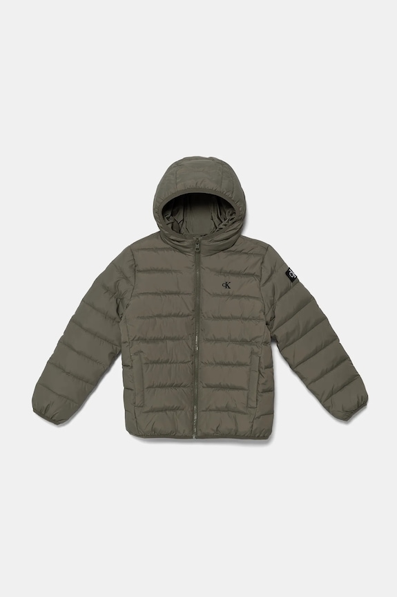 Calvin Klein Jeans geacă de puf IB0IB02174.9BYA verde AW25