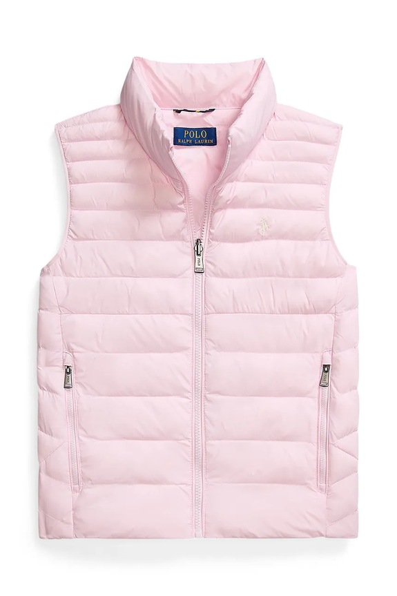 Dječji prsluk Polo Ralph Lauren bez kapuljače roza 323969872003