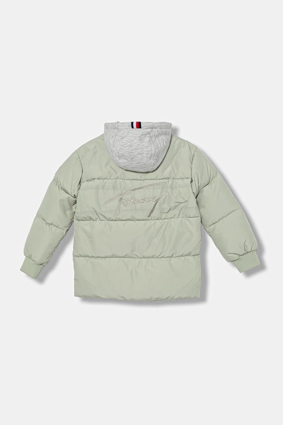 Dječaci Dječja pernata jakna Tommy Hilfiger KB0KB09815.9BYA zelena