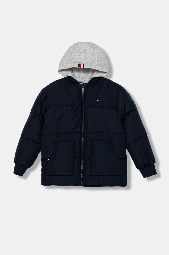 Tommy Hilfiger geacă de puf pentru copii KB0KB09815.9BYA bleumarin AW25