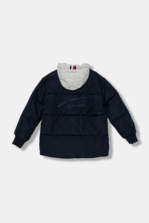 Băieți Tommy Hilfiger geacă de puf pentru copii KB0KB09815.9BYA bleumarin