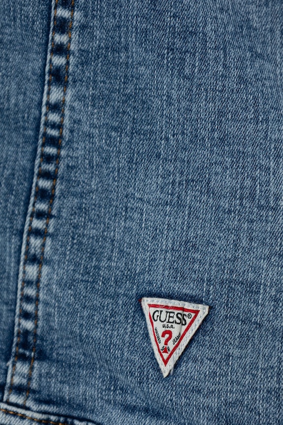 Chłopiec Guess kurtka jeansowa dziecięca L5YL07.D46T0.9BYA niebieski