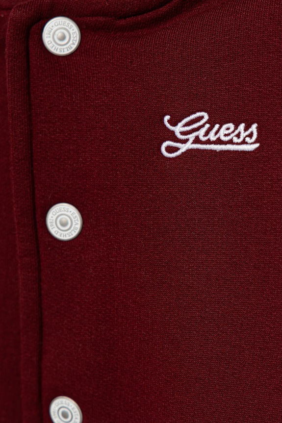 Chłopiec Guess bluza dziecięca N5YQ10.K0160.9BYA bordowy