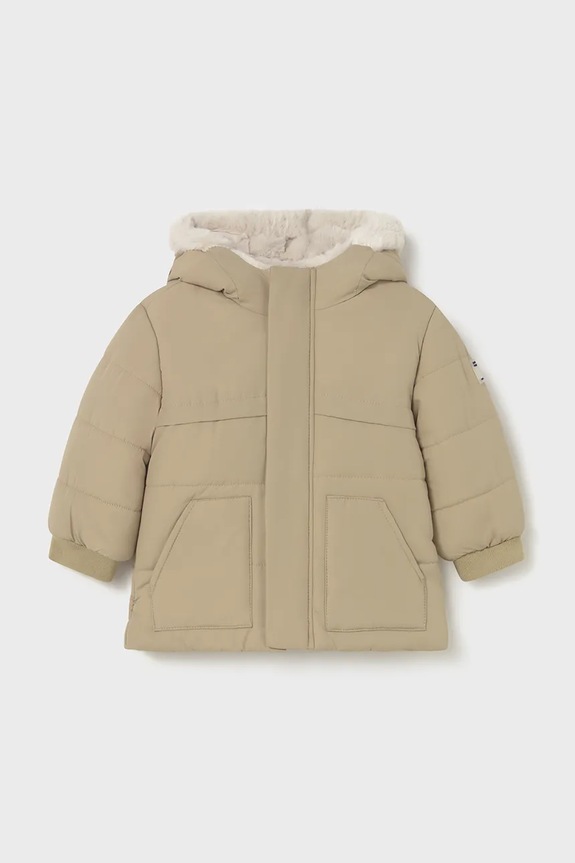 Детская куртка Mayoral 2424.3E.Baby.9BYA бежевый AW25