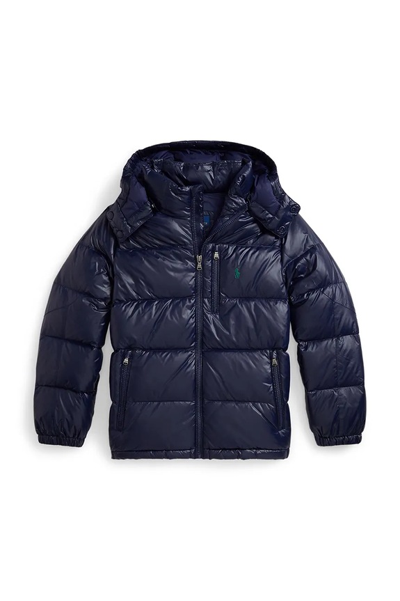 Παιδικό μπουφάν Polo Ralph Lauren 323978459004 σκούρο μπλε AW25