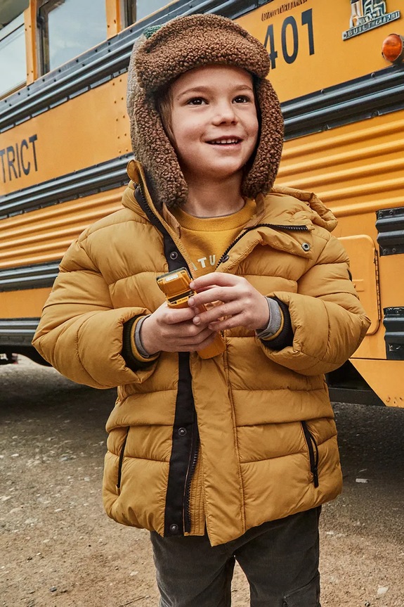 Детская куртка Mayoral с утеплением жёлтый 4422.5G.Mini.9BYA