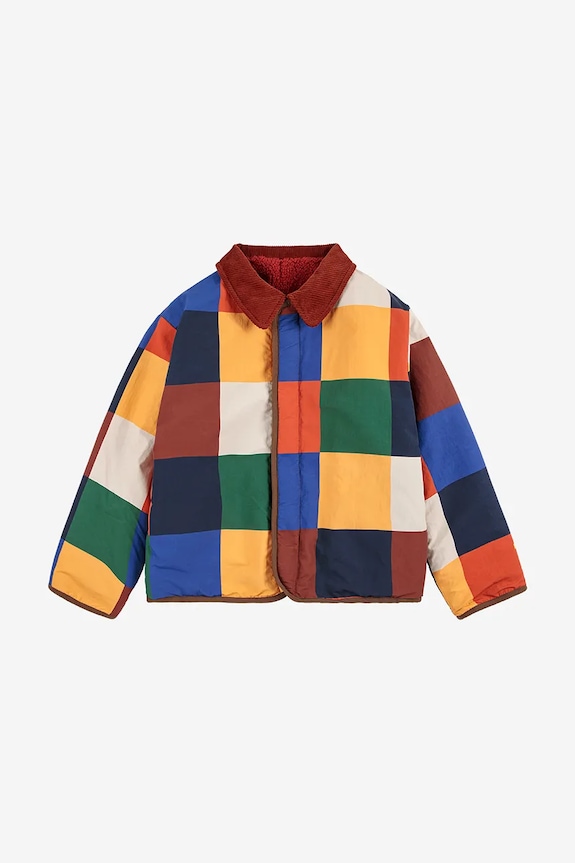 Дитяча двостороння куртка Bobo Choses 225AC122 барвистий AW25