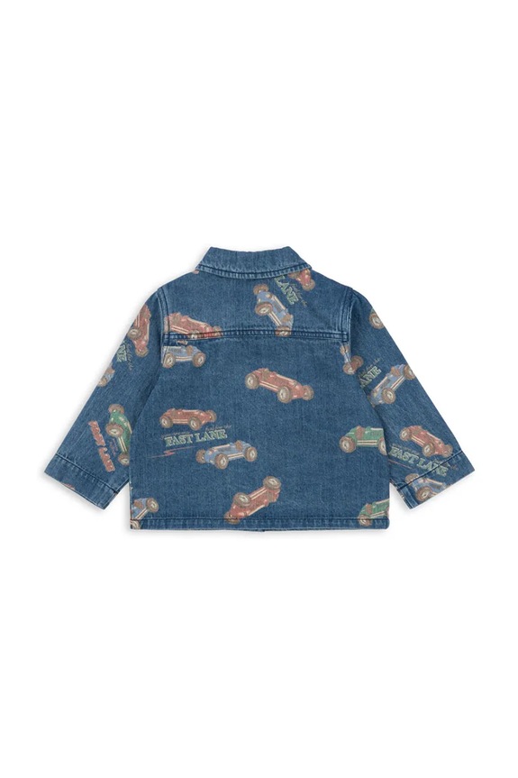 Dječja traper jakna Konges Sløjd MAGOT JACKET GOTS KS103886.B.9BYA mornarsko plava AW25