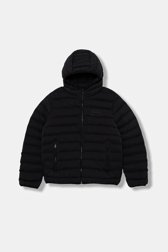 Detská bunda EA7 Emporio Armani jemné zateplenie čierna 7B000228.AF15953