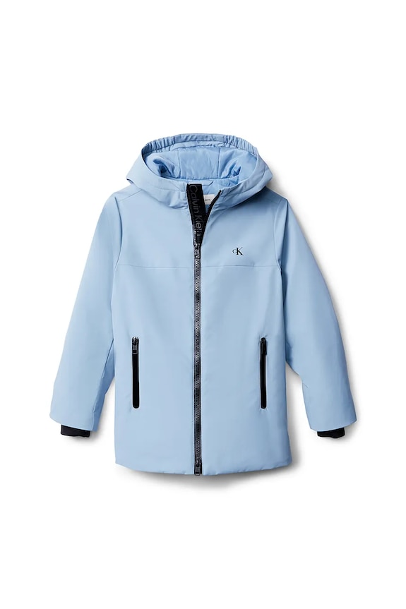 Calvin Klein Jeans kurtka dziecięca IB0IB02569.9BYA niebieski AW25