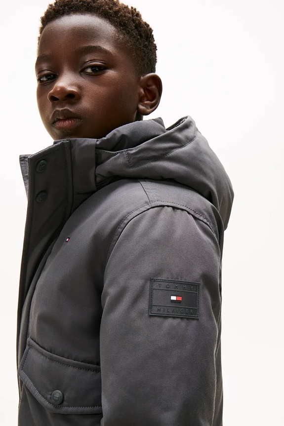 Dječaci Dječja jakna Tommy Hilfiger KB0KB09887.9BYA crna