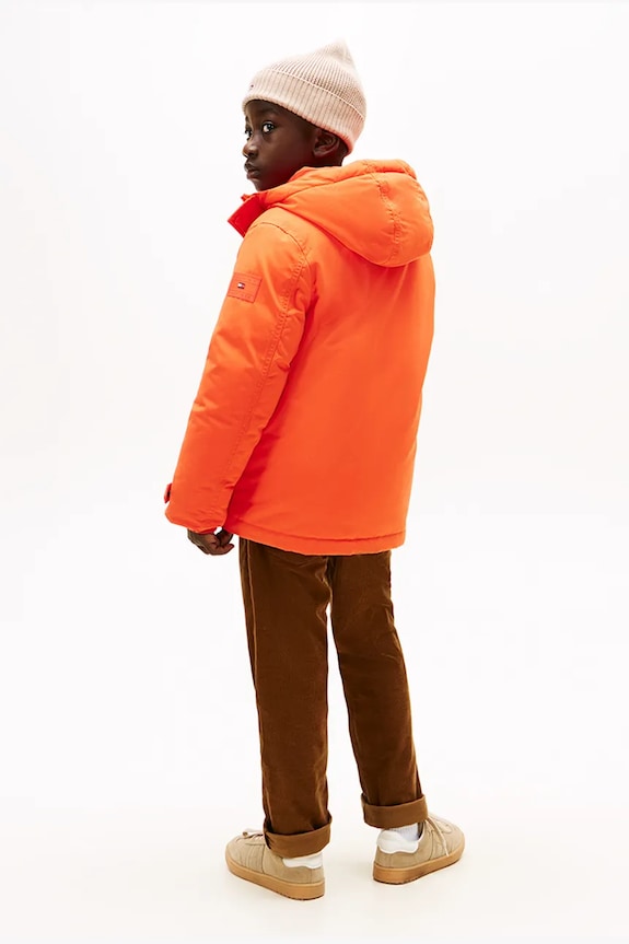 Tommy Hilfiger giacca per bambini arancione KB0KB09889.9BYA