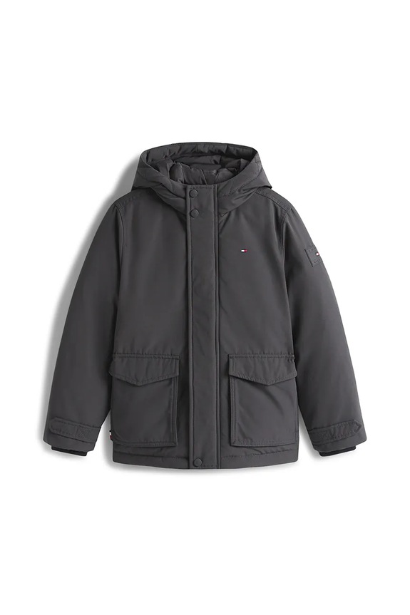 Tommy Hilfiger giacca per bambini KB0KB09889.9BYA nero AW25