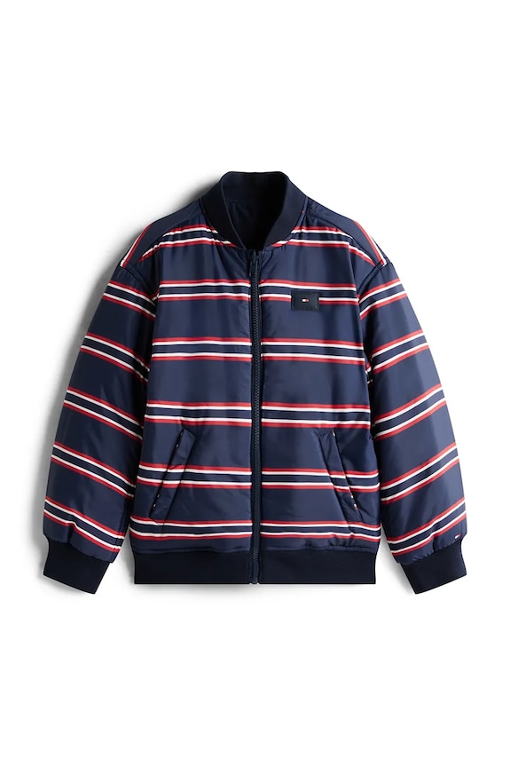 Chlapec Detská bunda Tommy Hilfiger KB0KB09957.128.176.9BYA tmavomodrá