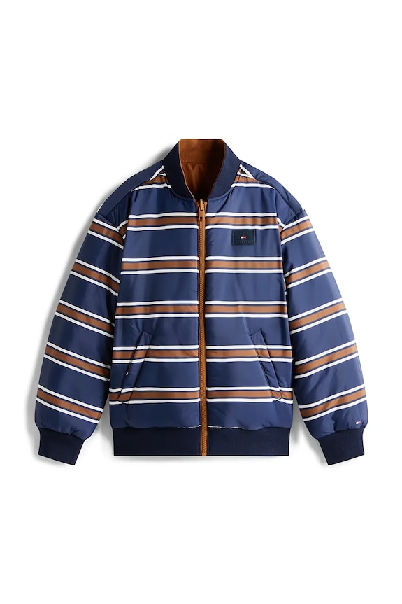 Chlapec Detská bunda Tommy Hilfiger KB0KB09957.128.176.9BYA hnedá