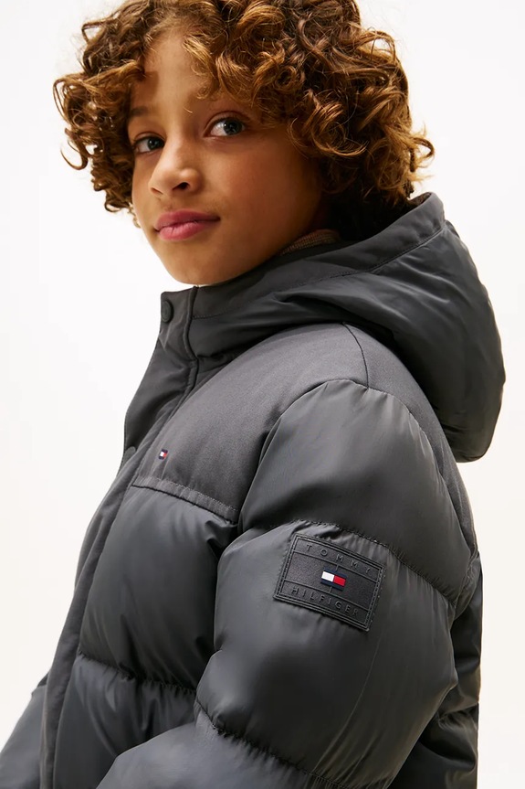 Tommy Hilfiger giacca per bambini nero KB0KB10114.9BYA