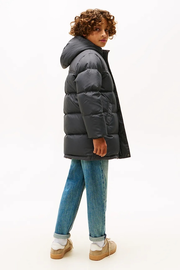 Tommy Hilfiger giacca per bambini KB0KB10114.9BYA nero