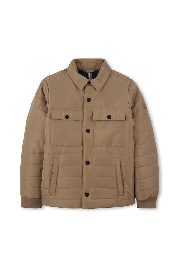 BOSS kurtka dziecięca J52392.114.150 brązowy AW25
