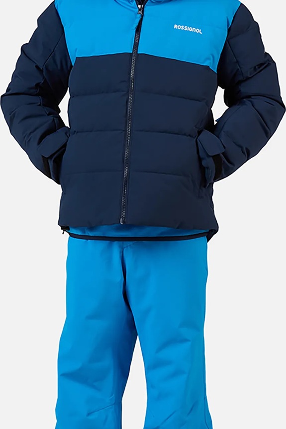 Detská lyžiarska bunda Rossignol SIZ QUILTED RLOYJ02 tmavomodrá AW25