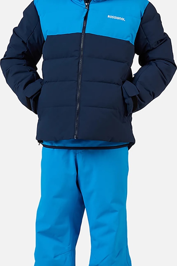 Detská lyžiarska bunda Rossignol SIZ QUILTED RLOYJ02 tmavomodrá AW25