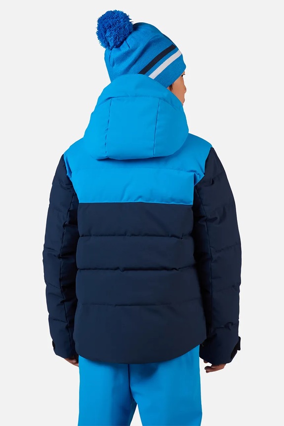 Chlapec Detská lyžiarska bunda Rossignol SIZ QUILTED RLOYJ02 tmavomodrá