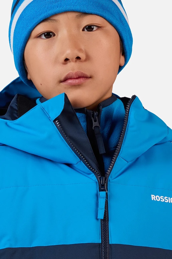 Detská lyžiarska bunda Rossignol SIZ QUILTED RLOYJ02 tmavomodrá