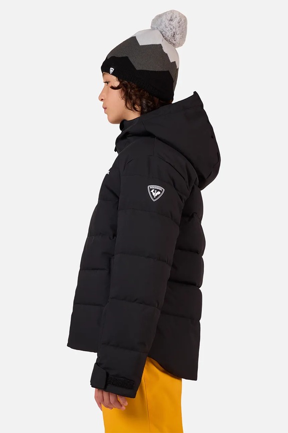Detská lyžiarska bunda Rossignol SIZ QUILTED čierna RLOYJ02