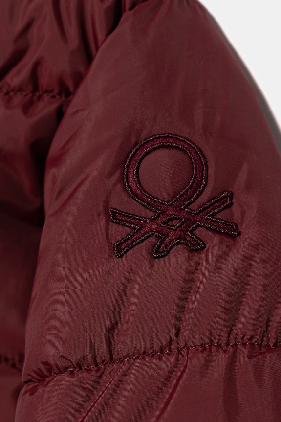 Băieți United Colors of Benetton geacă copii 2WU0CN06N.G.seasonal burgundia