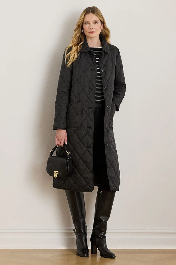 Lauren Ralph Lauren geacă cu captuseala negru 297980103
