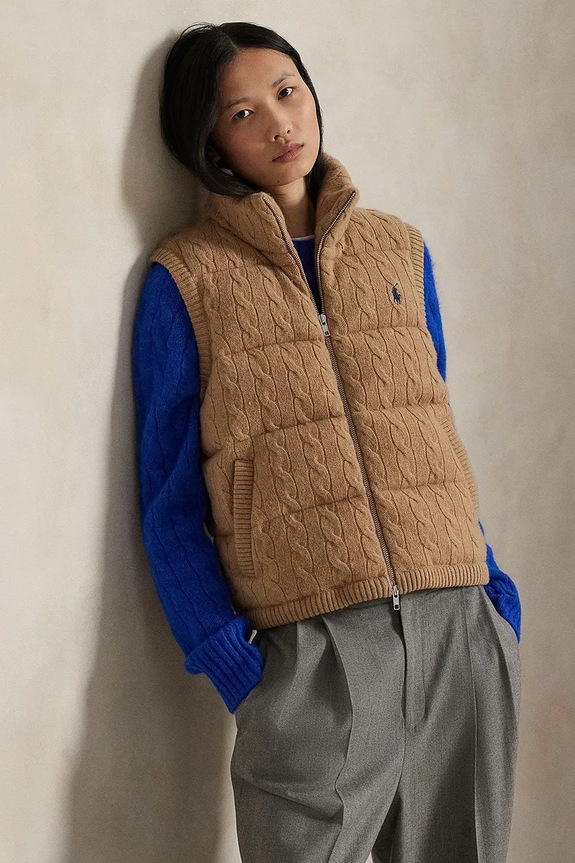 Polo Ralph Lauren bezrękawnik 211966120 beżowy