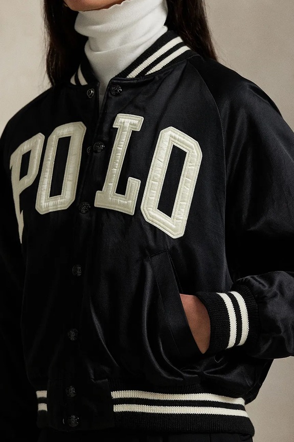 Μπουφάν bomber Polo Ralph Lauren 211970985 μαύρο